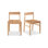 Krieger Solid Wood Slat Back Side Chair