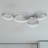 Capella 43" Integrated LED Ceiling Lighting Modern Multi-Ring Semi Flush-54690683
