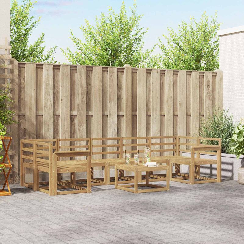  Outdoor Sofa Set 8 pcs Garden Patio Furniture Modular Seating Sectional