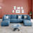 Zendejas 6 - Piece Modular U-Shape Sectional Sofa with Ottoman-1197519019