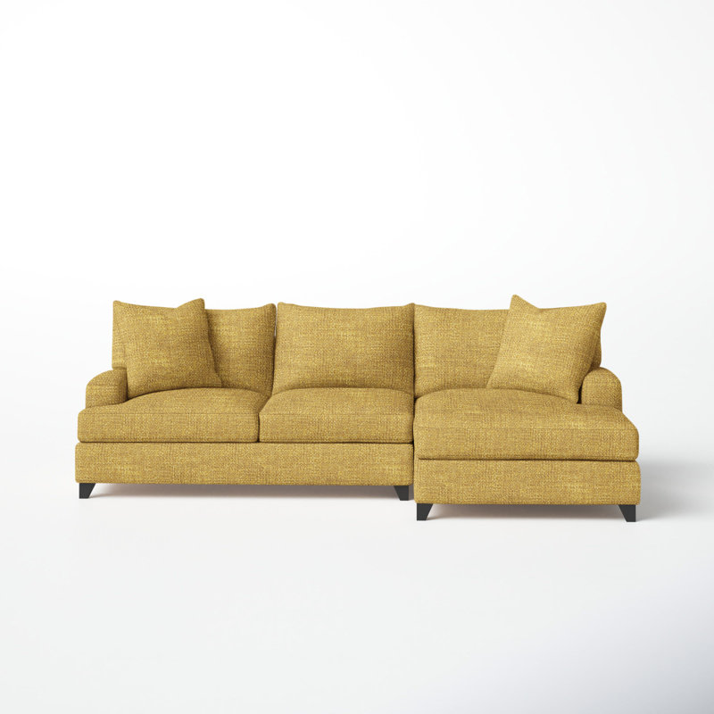Canapé et méridienne Shorewood, Vibe zeste chenille, Accoudoir à droite (vu de face)