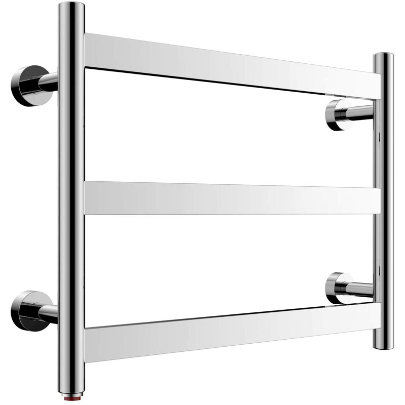 Chauffe-serviettes électrique chauffant mural Heatgene, Miroir poli