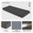1'' H Customizable Bench Cushion For Indoor/Outdoor Furniture/Chair/Window Seat, Premium 75D High-Resilience Foam-1844715260-1844715161