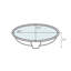 Rolled Copper Oval Drop-In Bathroom Sink-70142583
