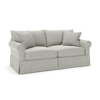 Amari 83" Slipcovered Sofa by Wayfair Custom Upholstery