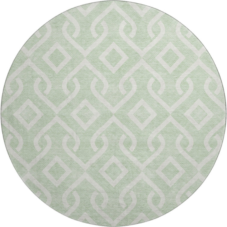 Premium Machine Washable Cerrito Mint Rug