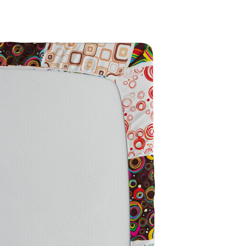 Microfiber Patchwork Fitted Sheet, Twin XL Fitted Sheet