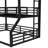 Bunk Bed, Metal Triple Bunk Bed with Safety Guardrails, Heavy-duty Bunk Bed with Noise-reduced Design-1775906166-1775906165