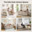 72" Chenille Upholstered Cloud Sofa 2-Seater Couch Comfy Loveseat Sofa for Apartment Bedroom Living Room-1542911004