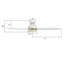 Ventilateur de plafond encastré intelligent avec lumière, télécommande, moteur à courant continu-70836688-93934863
