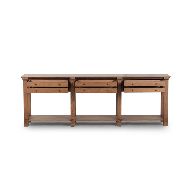 Gardendale 94'' W Solid Wood Console Table