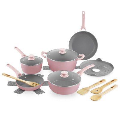 Dash Dream Green Recycled Aluminum 15pc Cookware Set