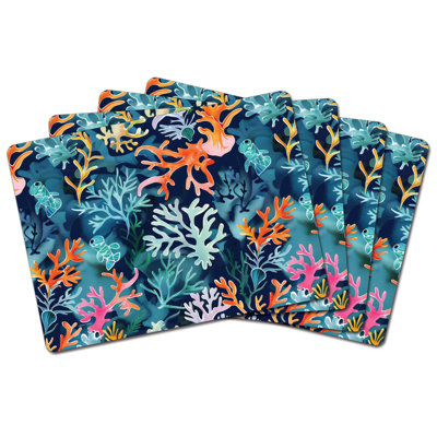 Ensemble de 4 napperons décoratifs Nautical Harmony