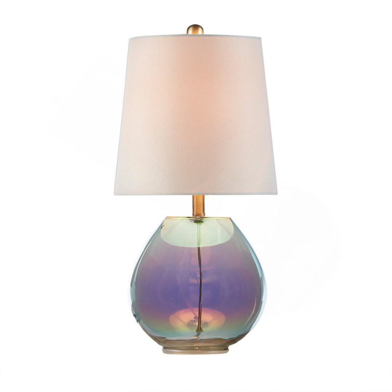 Ranier Iridescent Glass Table Lamp