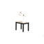 Ensemble de table 3 pièces 1 table basse 1 table de bout 2 pieds en marbre-896072091