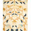 Tapis ivoire noué à la main de conception unique 8 pi 2 po x 10 pi 3 po Linssens Mogul
