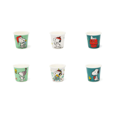 Peanuts Shiny And Bright Handmade Bone China Porcelain Coffee Cup Teacup and Saucer