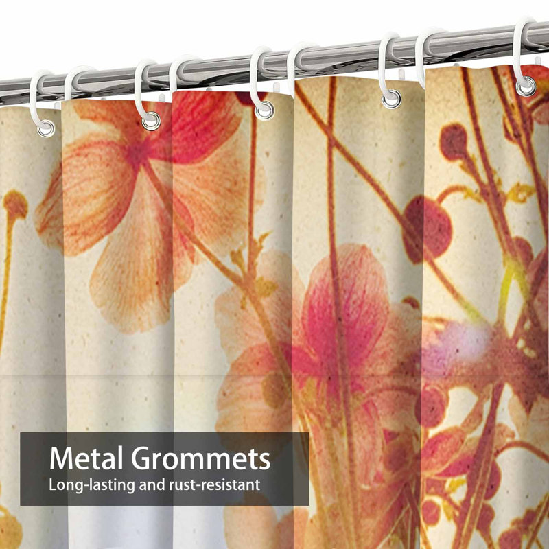 Anemone Japonica, jardin de fleurs rétro et paradis de rêve chinois exotique avec 12 crochets, L 72 po x l 72 po