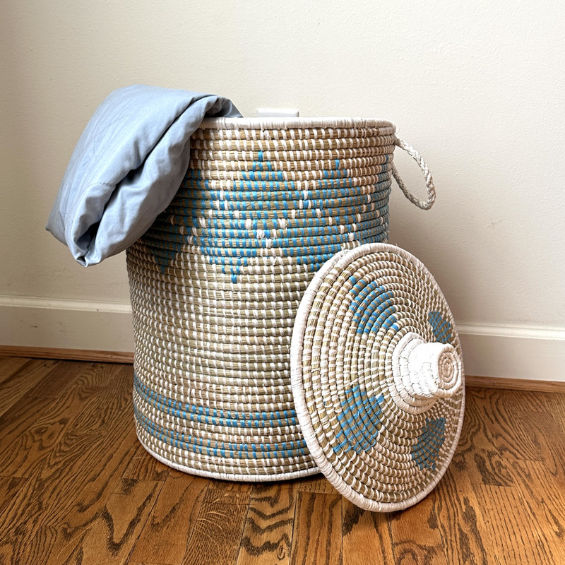 Panier à linge tissé à la main Moonj