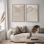 Art mural encadré sur toile, rétro muraux abstraits pour chambre à coucher-90437334-90437328