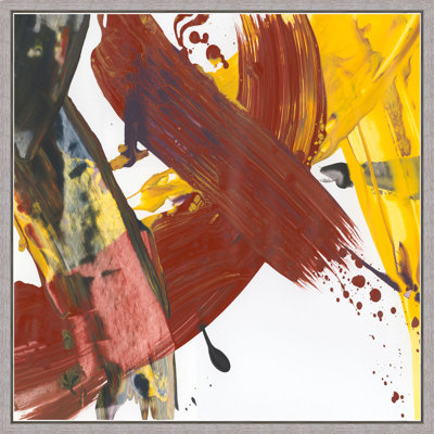 «Colorful Expressions 3» par Thom Filicia - peinture sur toile à cadre flottant