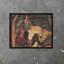 Fireplace Hangout Framed Print