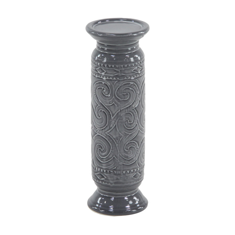 15'' H Concrete / Cement Tabletop Candlestick