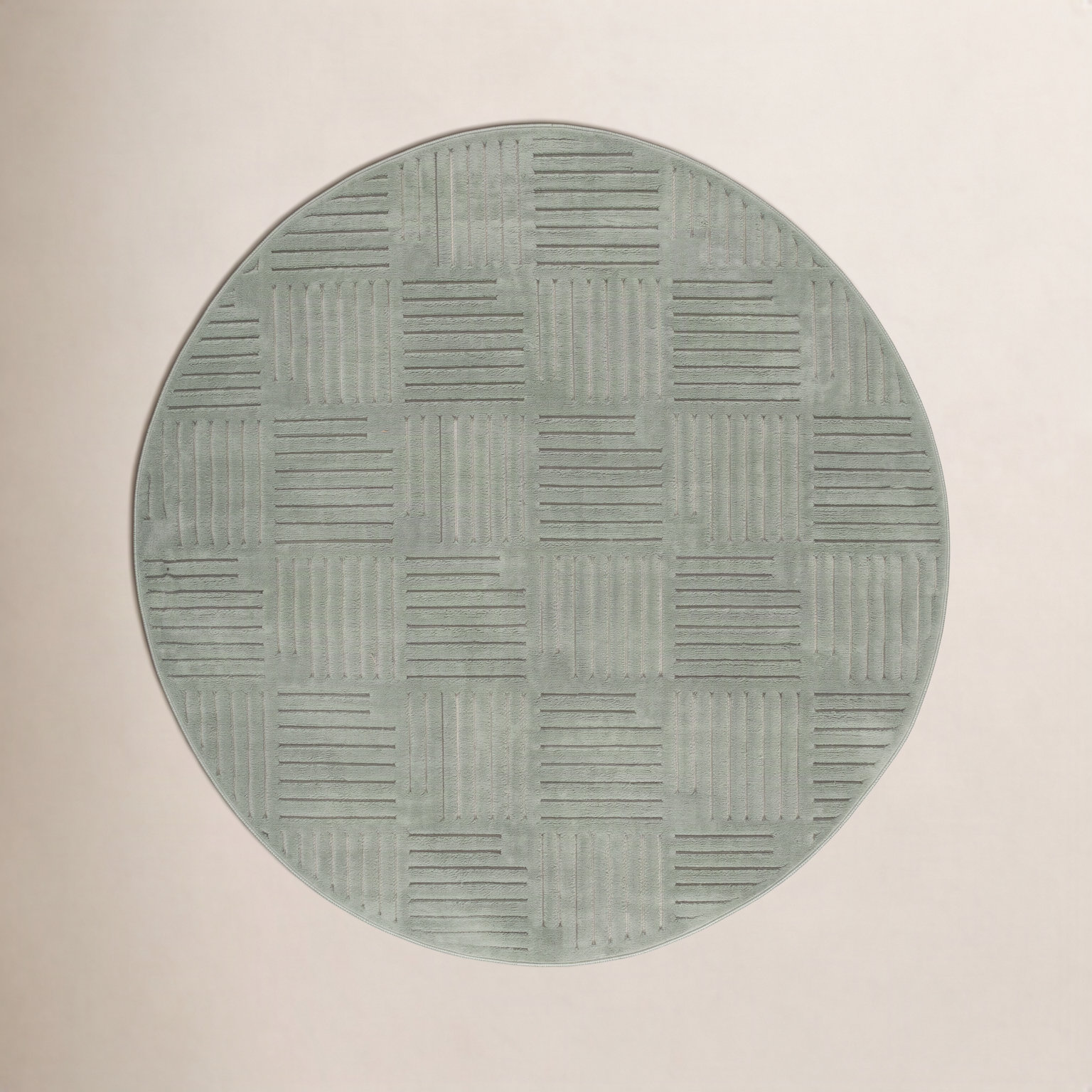 Mirissa Geometric Performance Rug, Round 8'