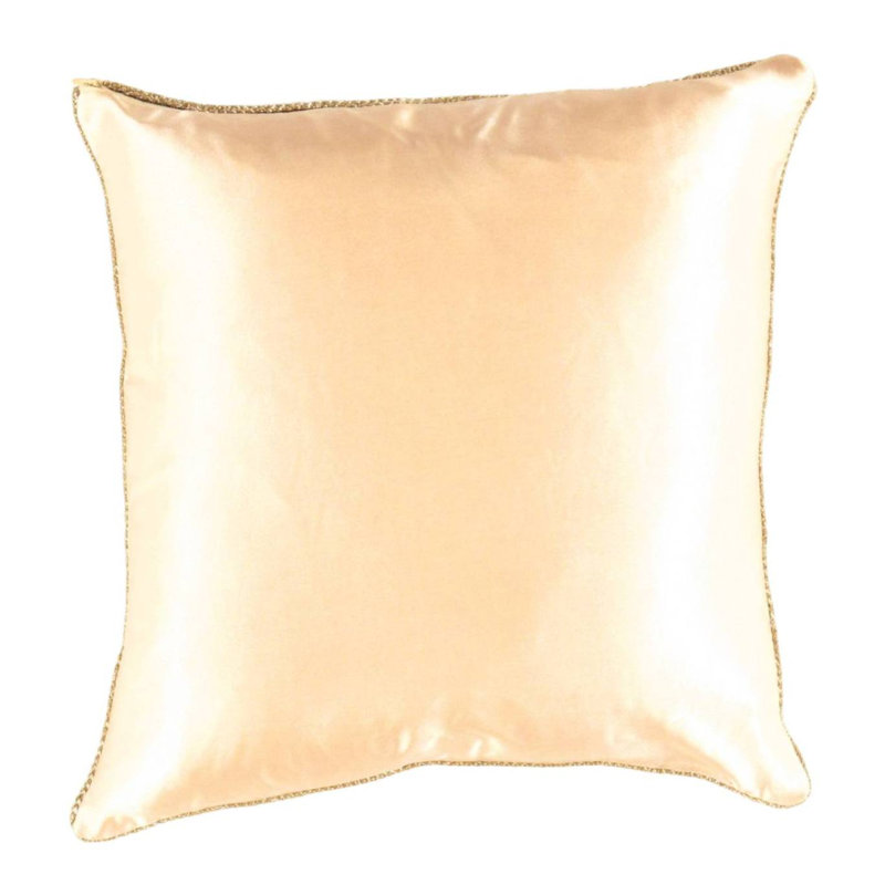 Square Pillow Cover & Insert, 16" H x 16" W, Malibu/Beige/Brown Oriental