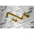 Kingston Brass Millennium Two-Handle 3-Hole Wall Mount Roman Tub Faucet-44388682