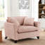Chaise rose avec tissu ergonomique en velours côtelé et siège confortable pour le dossier du salon-1369169389