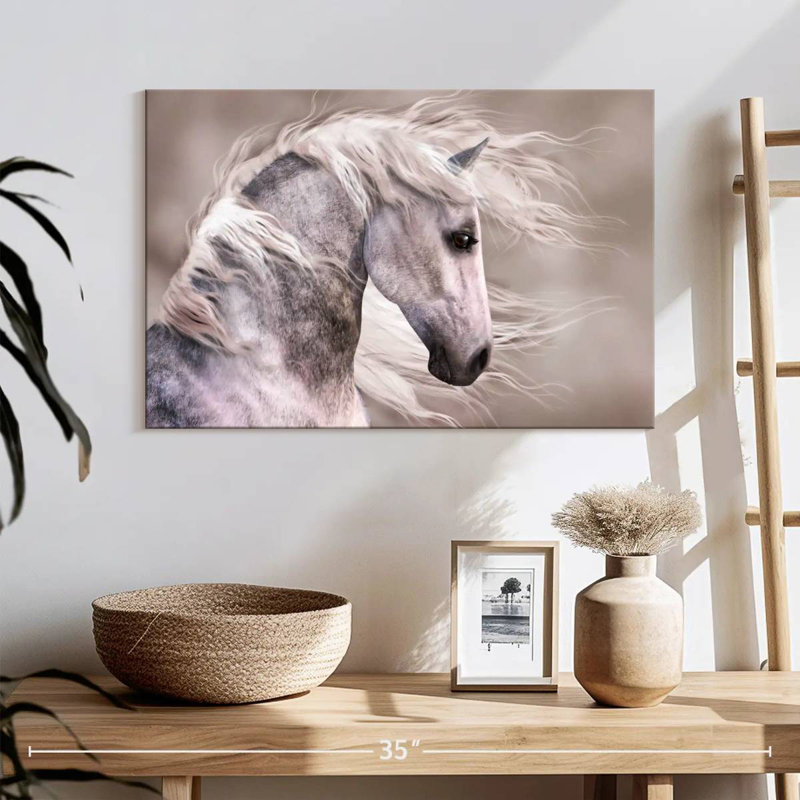 Cheval brun Brampt, H 8 po x l 12 po