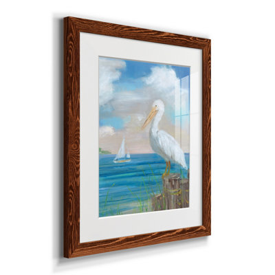 Pelican View II - Cadre photo, reproduction d'art sur papier