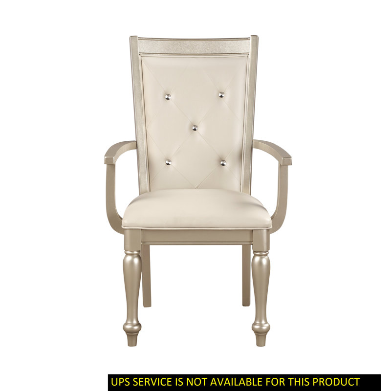 Chaise avec accoudoirs modernes 2 pièces