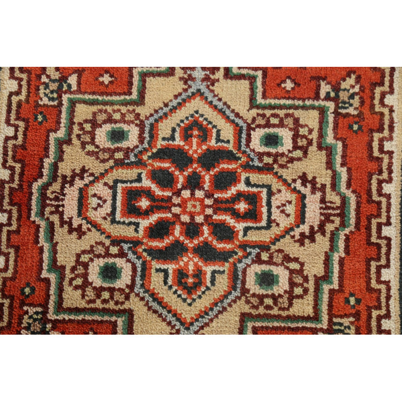 One-of-a-Kind 2'6'' X 5'10'' New Age Wool Area Rug in Red