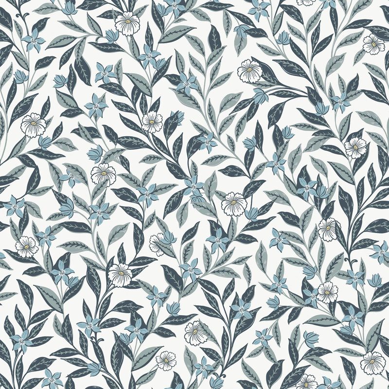 Katia 8.23m x 68.58cm Matte Wallpaper Roll, Grey