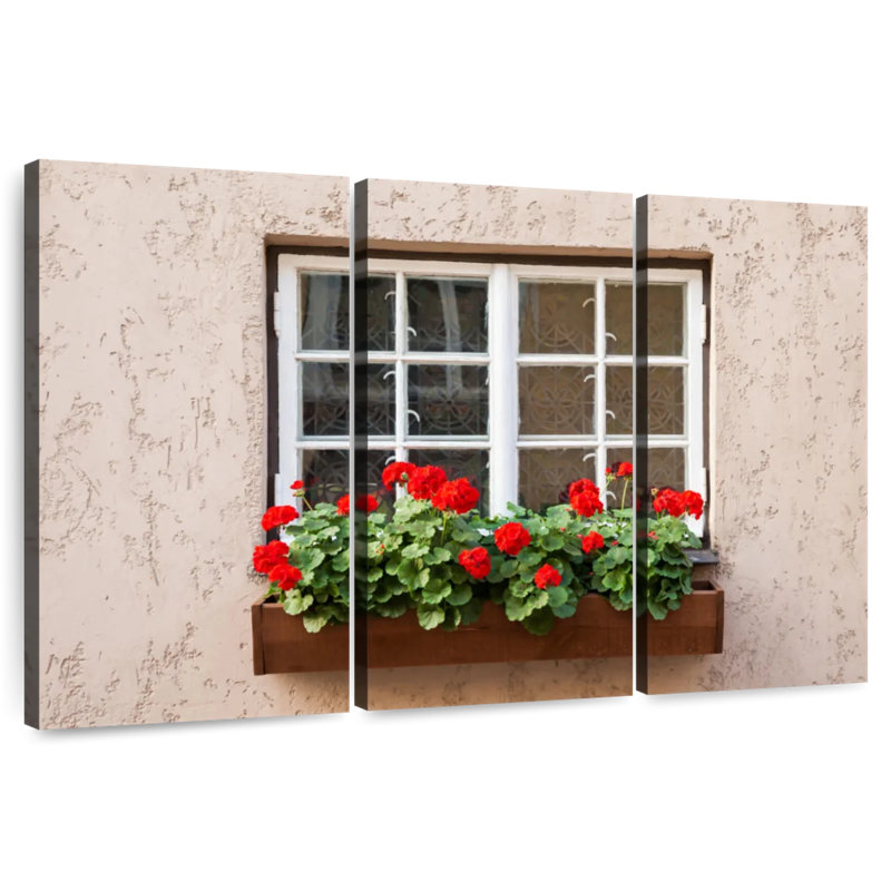 Lilie Window Flower, 32" H x 50" W