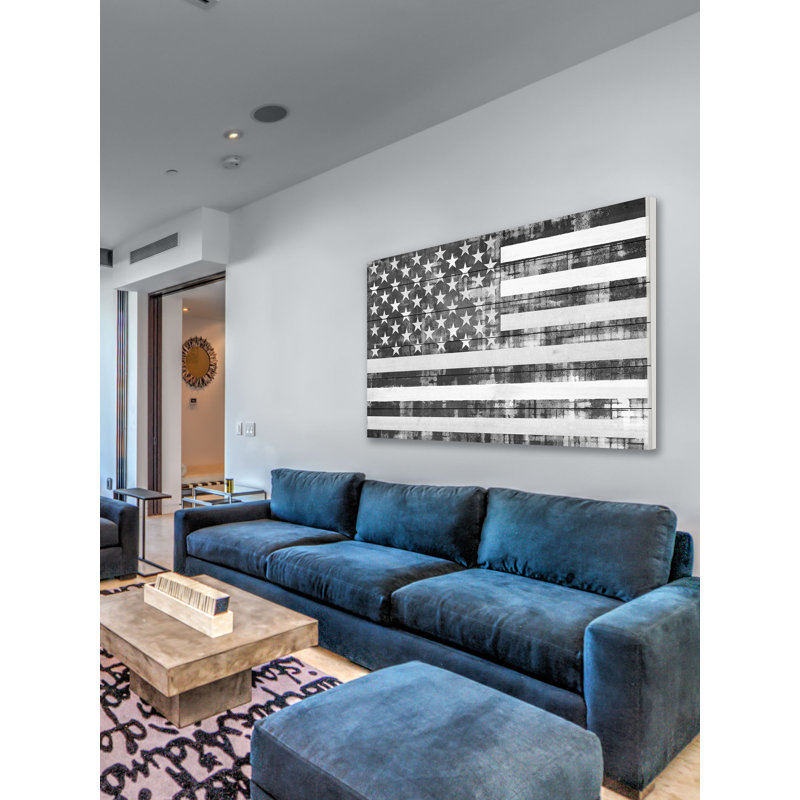 «Gattaca American Dream» par Parvez Taj, reproduction sur bois, H 12 po x l 18 po x P 1,5 po