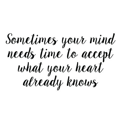 Need To Accept - Wrapped Canvas Print