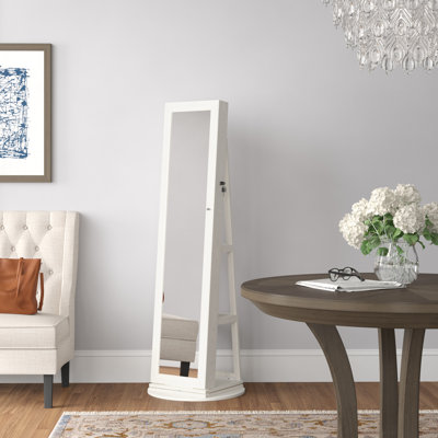 Armoire à bijoux avec miroir