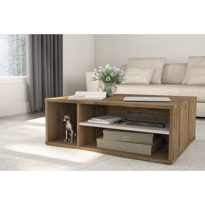 Reta Coffee Table, Rustic Brown