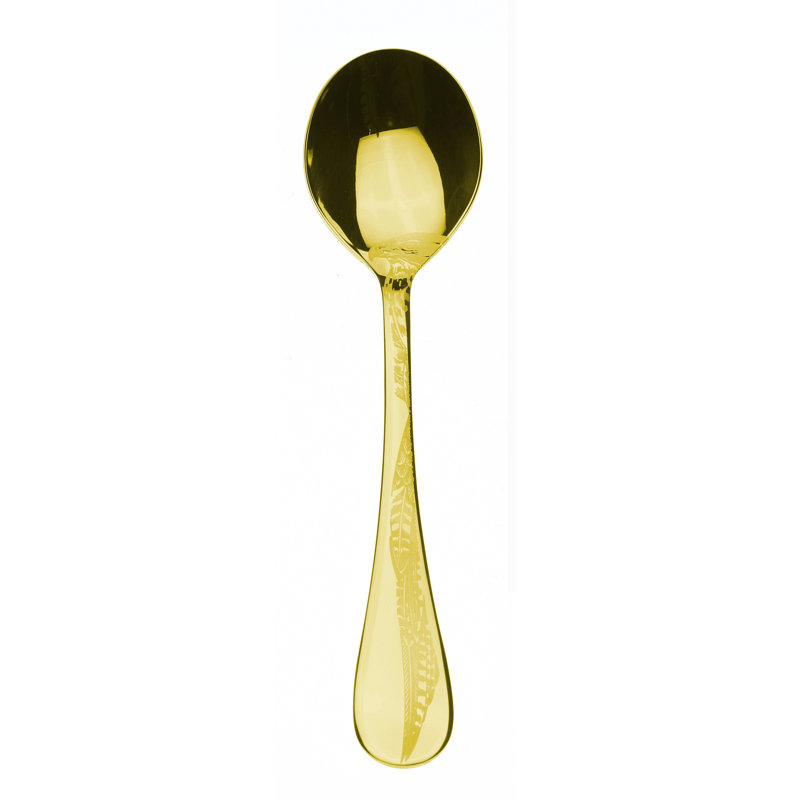 Caccia Stainless Steel Soup Spoon, Oro