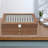Dianera 34 Slots Large Wooden Pen Display Box with Clear Window