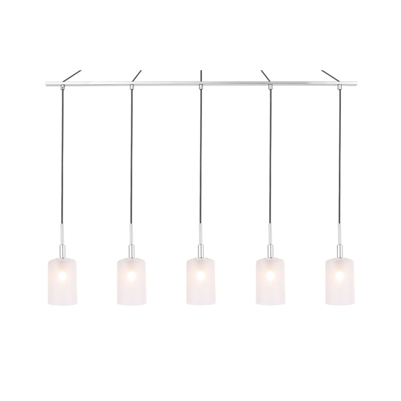 Herr 5 - Light Kitchen Island Pendant, Chrome