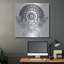 Bungalow Rose «Mandala Crest» par Hello Angel, art mural en métal-1381555591