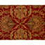 Hand Knotted Wool Oriental Area Rug in Red And Black