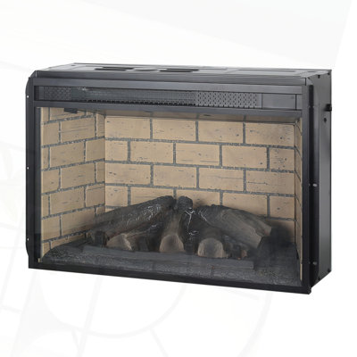 26" Infrared Quartz Heater Fireplace Insert