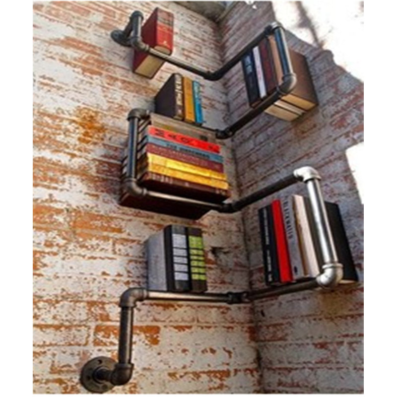 Fortenberry Square Metal Industrial Pipe Shelves