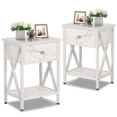 Nirja End Table Set with Storage
