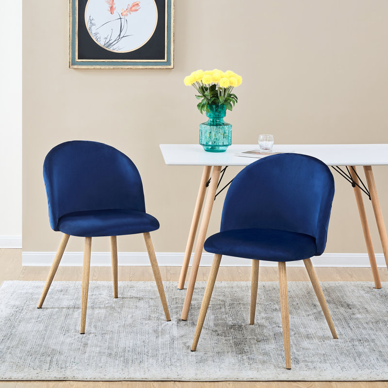 Dungorbery Upholstered Dining Chair, Blue